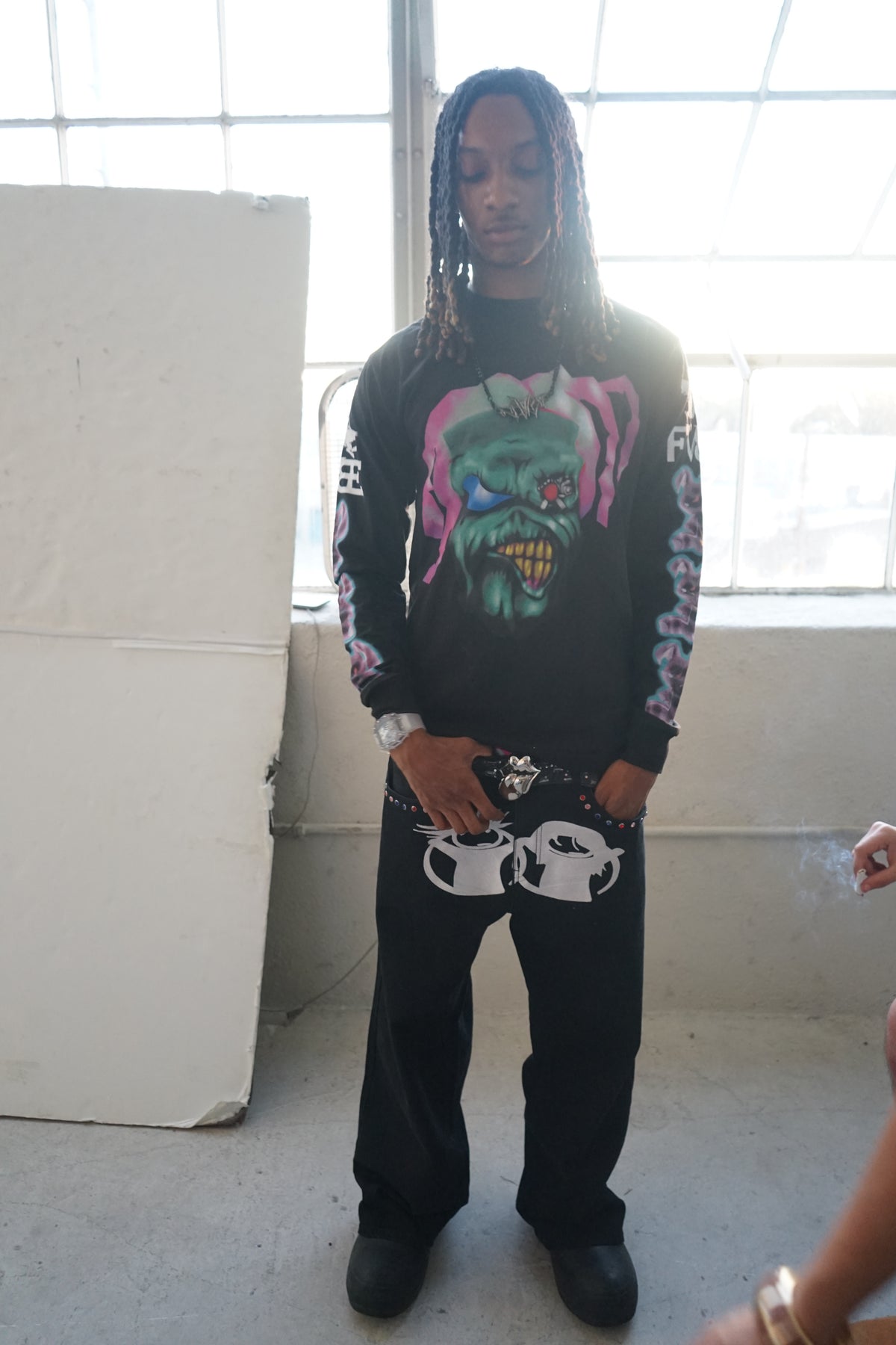 "CHAMPION" LONGSLEEVE (BLACK)